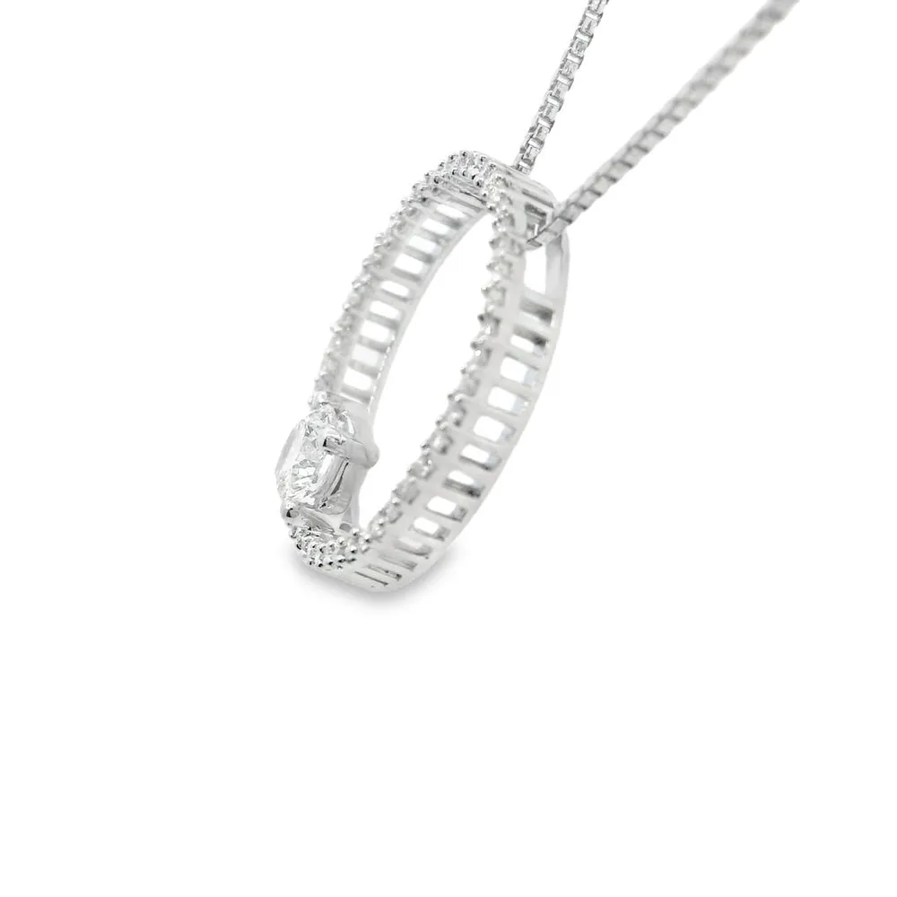 0.40ct Canadian Diamond Circle of Love 1.05ctw total diamonds on 18k white gold