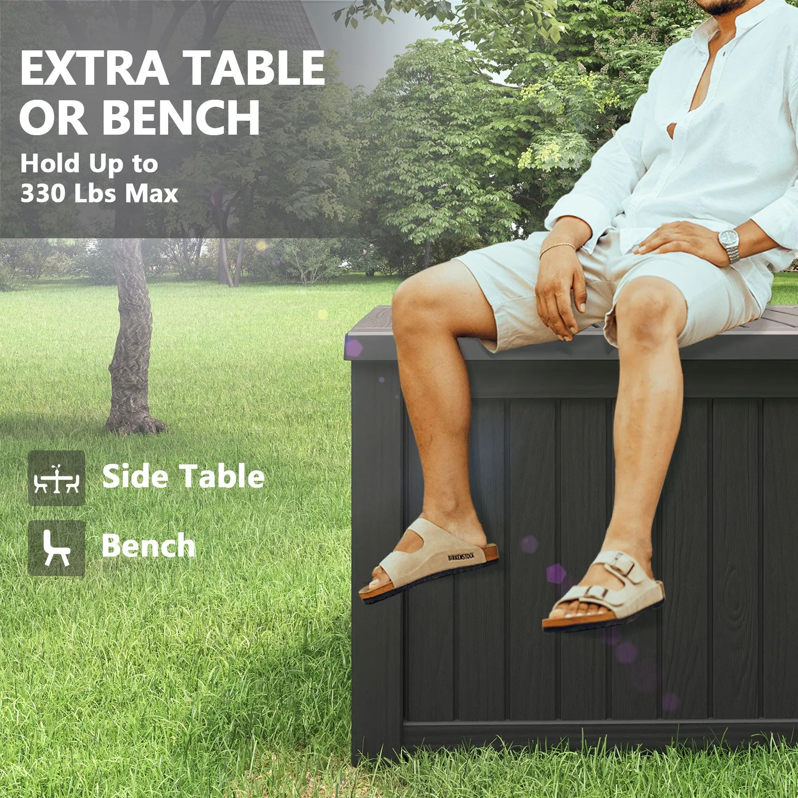 180 Gallon Deck Box