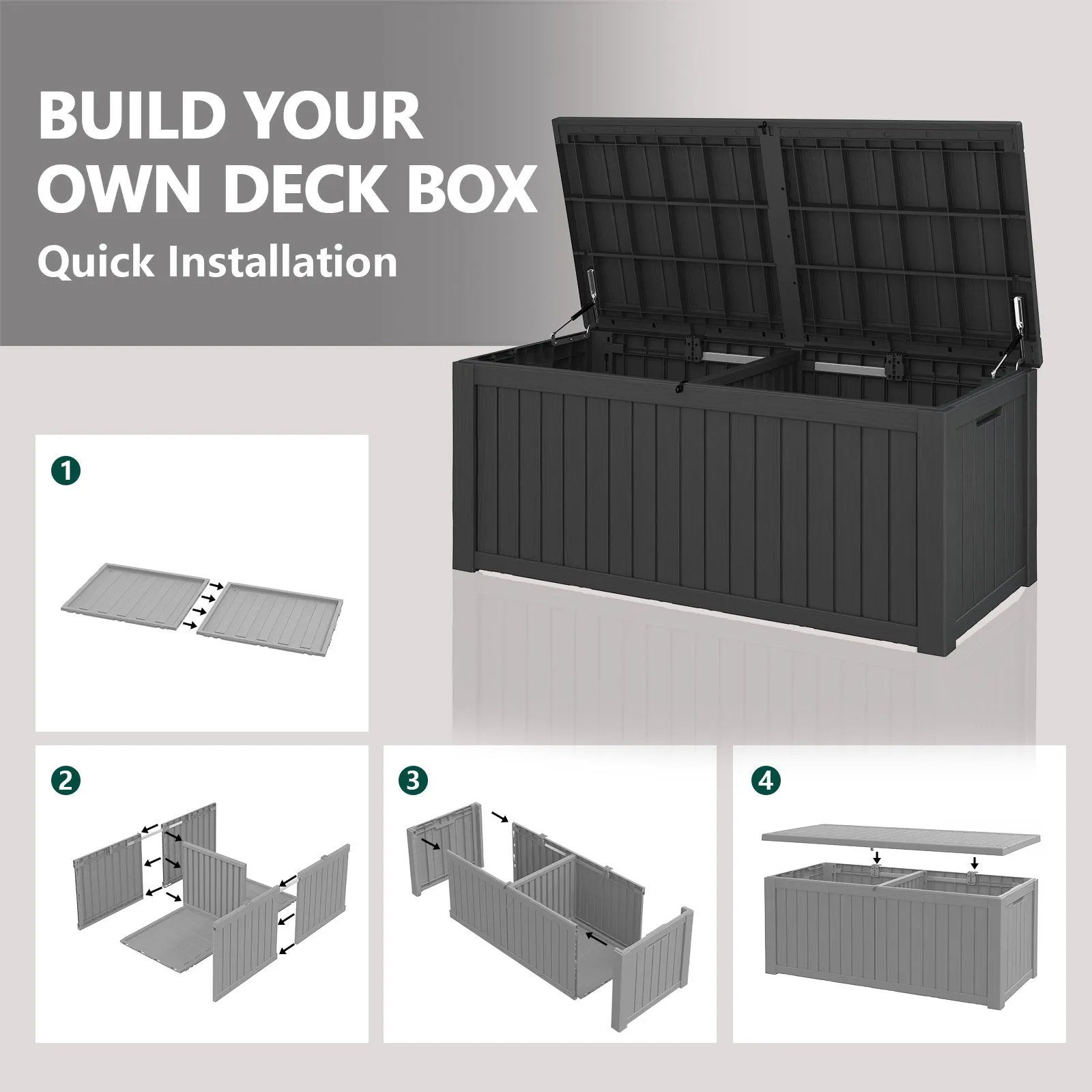 180 Gallon Deck Box