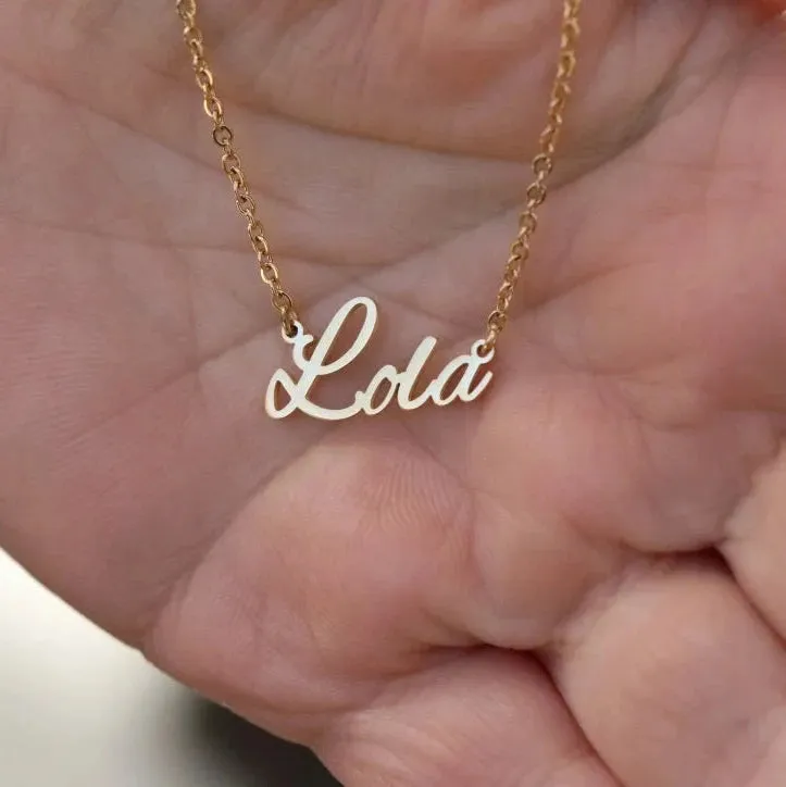 18K Gold-Filled Personalized Name Necklace