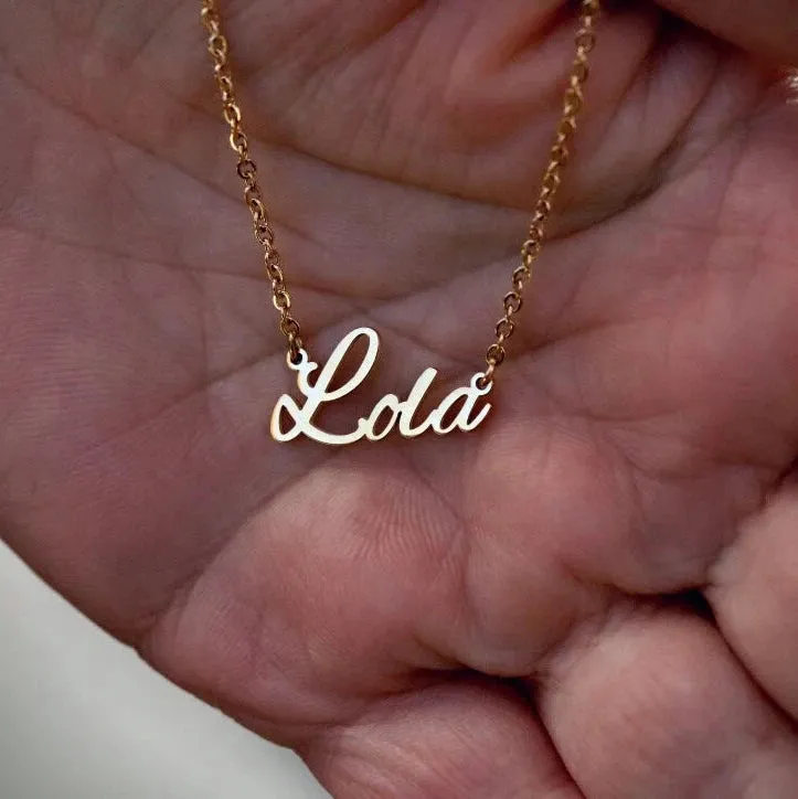 18K Gold-Filled Personalized Name Necklace