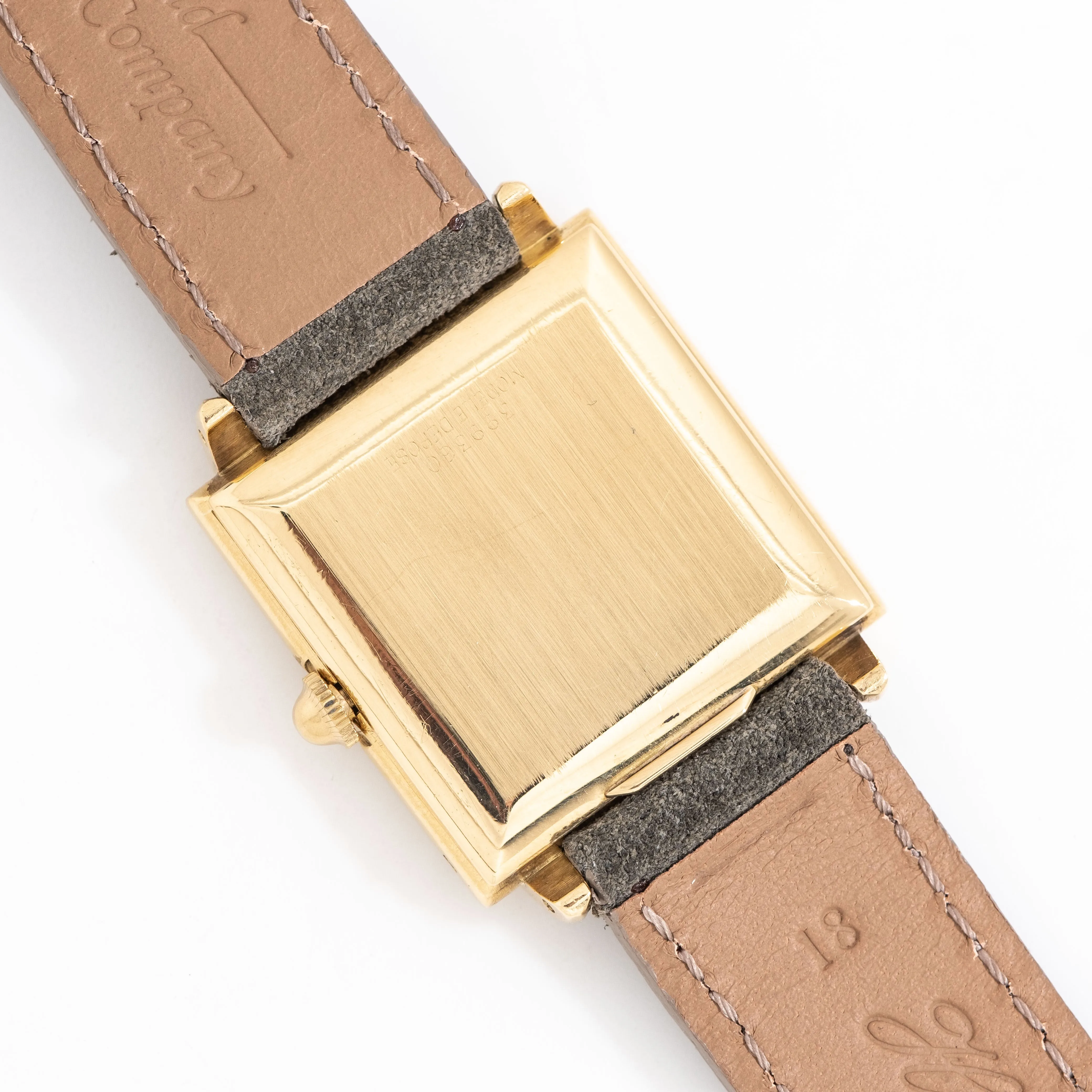 1945 Vintage Rolex Precision Chronometer "Modele Depose" Ref. 4330 Watch in Solid 18k Yellow (# 14851)