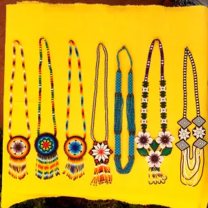 20 Wholesale Mexican Huichol Beaded Necklaces Unique Statement Jewellery