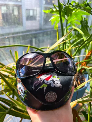 2000s Vintage Ed Hardy Diamonte Sunglasses