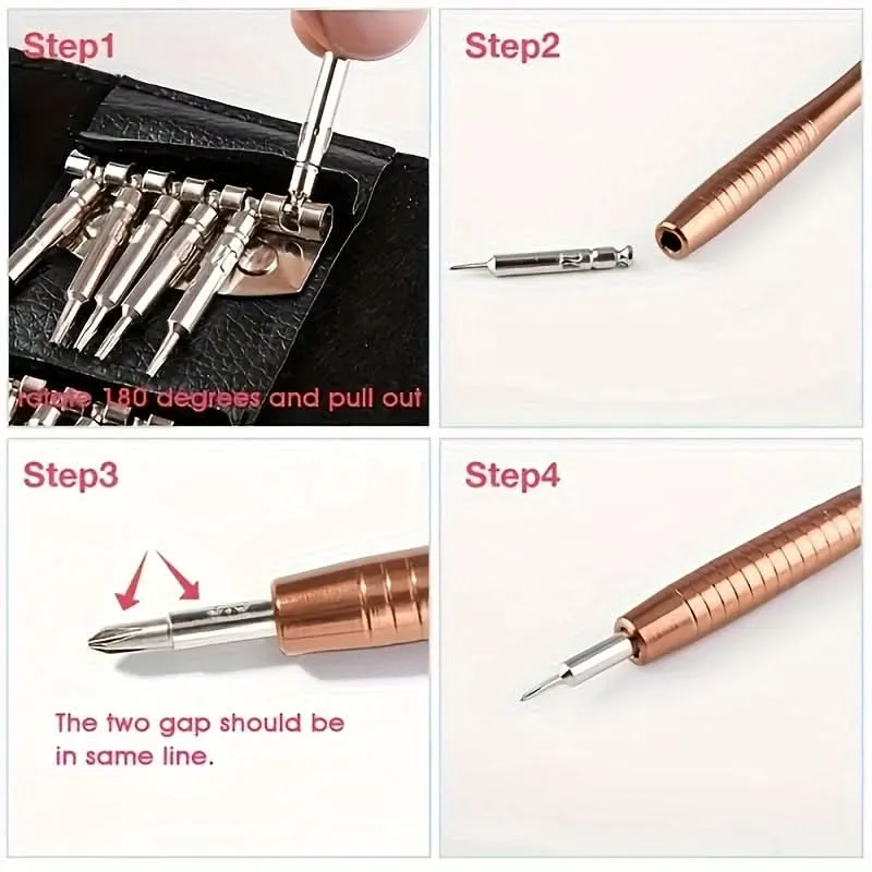 25-in-1 Precision Screwdriver Tool Kit