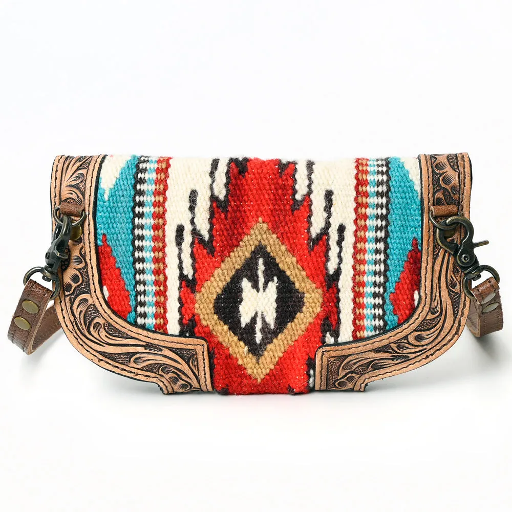 ADBG829G American Darling Hand Tooled Saddle Blanket Genuine Leather Women Bag Western Handbag Purse