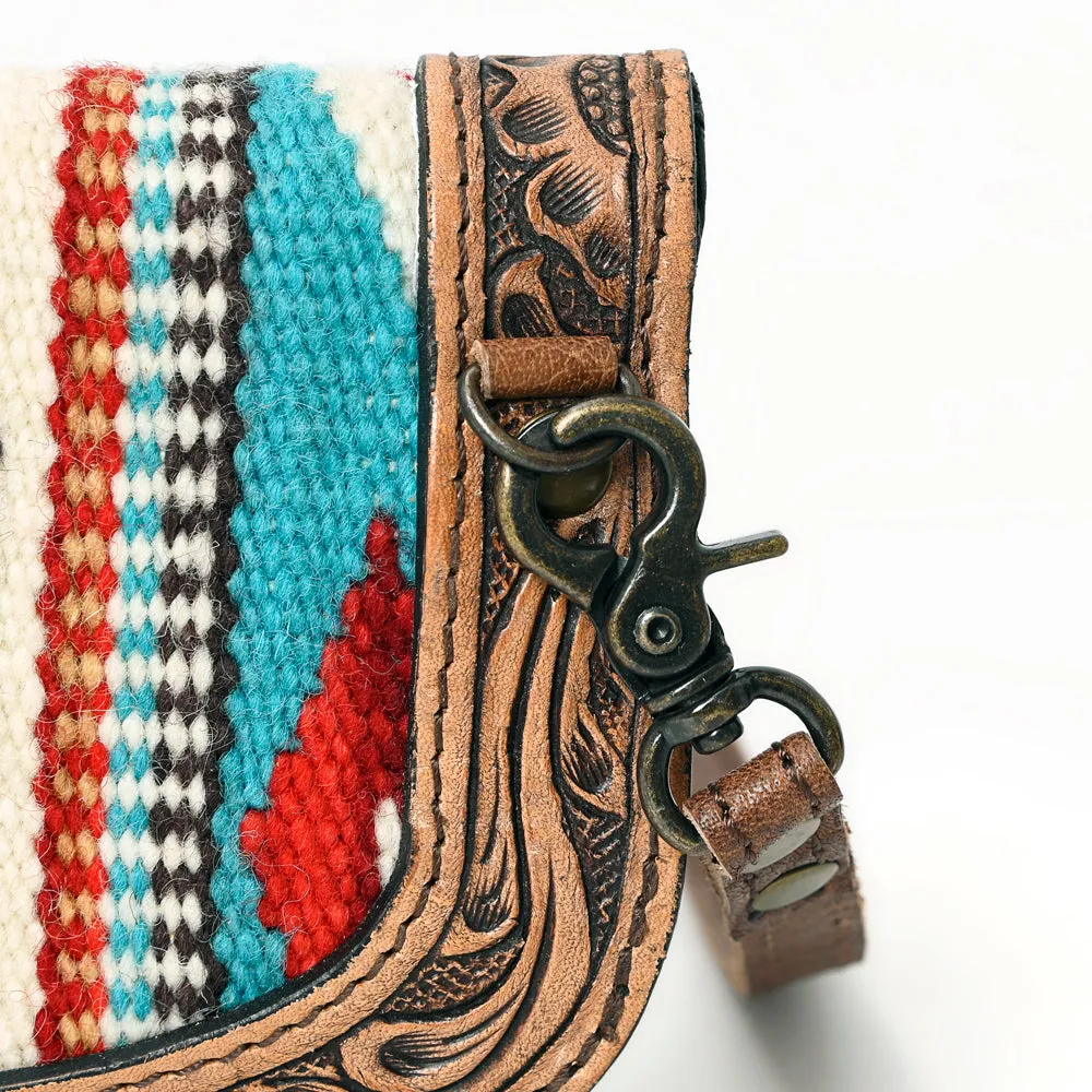 ADBG829G American Darling Hand Tooled Saddle Blanket Genuine Leather Women Bag Western Handbag Purse