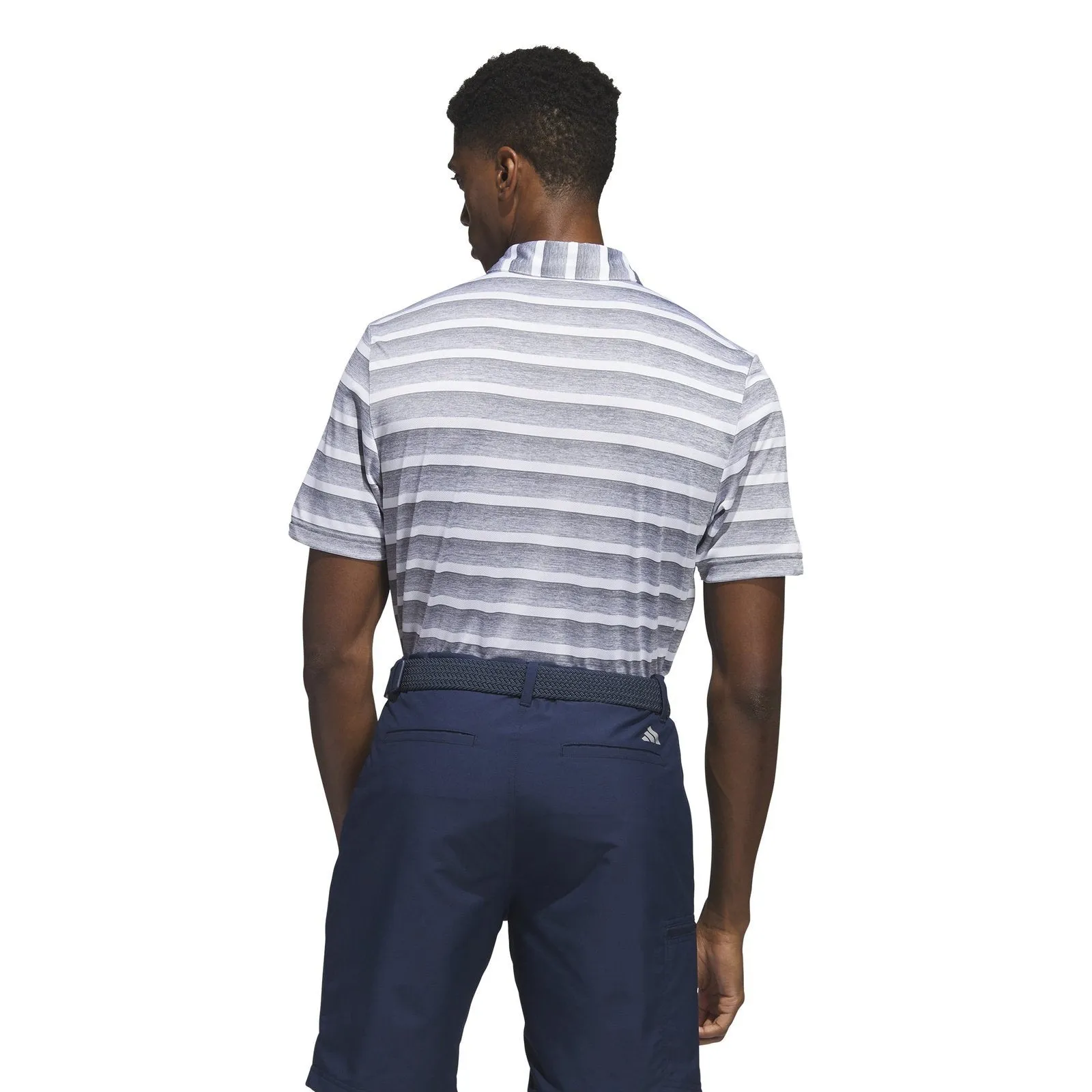 adidas 2-Colour Stripe Golf Polo Shirt IA5444