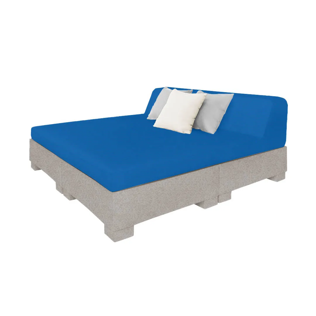 Affinity Square Sunbed with Backrest - Pool & Patio Daybed