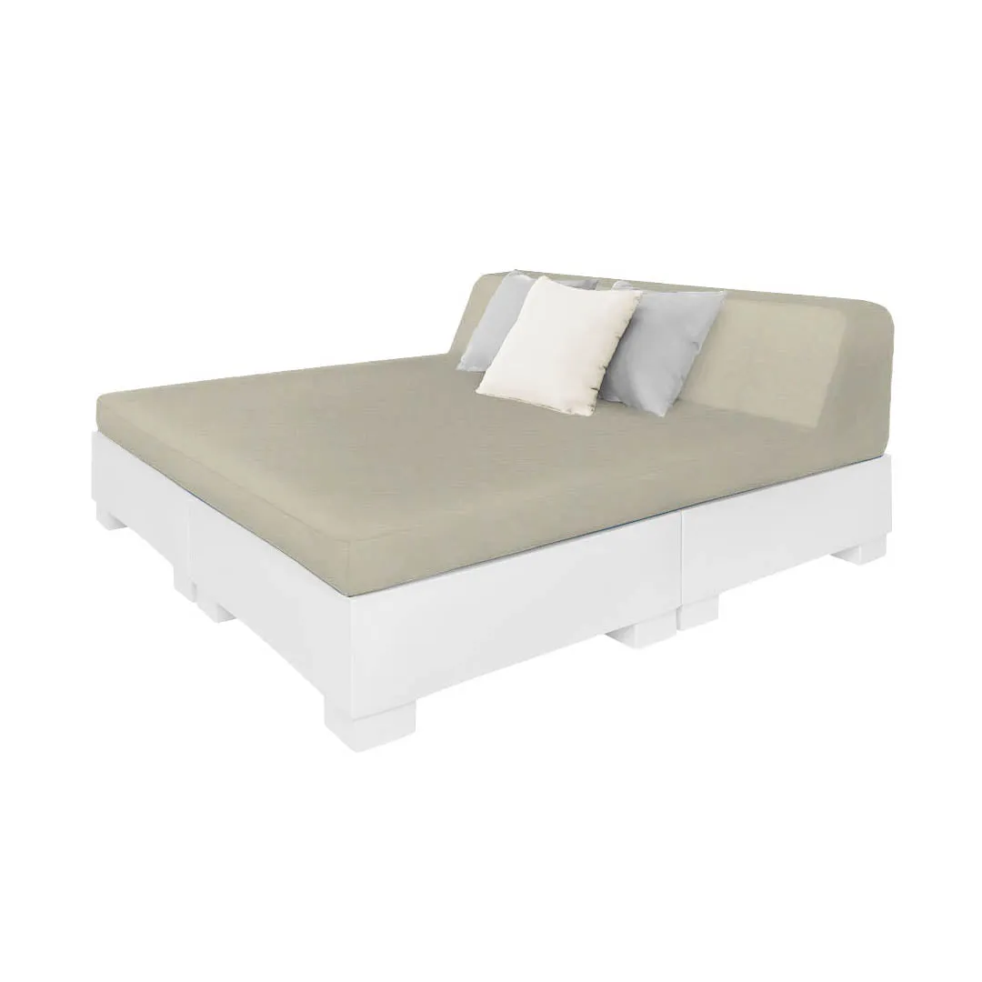 Affinity Square Sunbed with Backrest - Pool & Patio Daybed