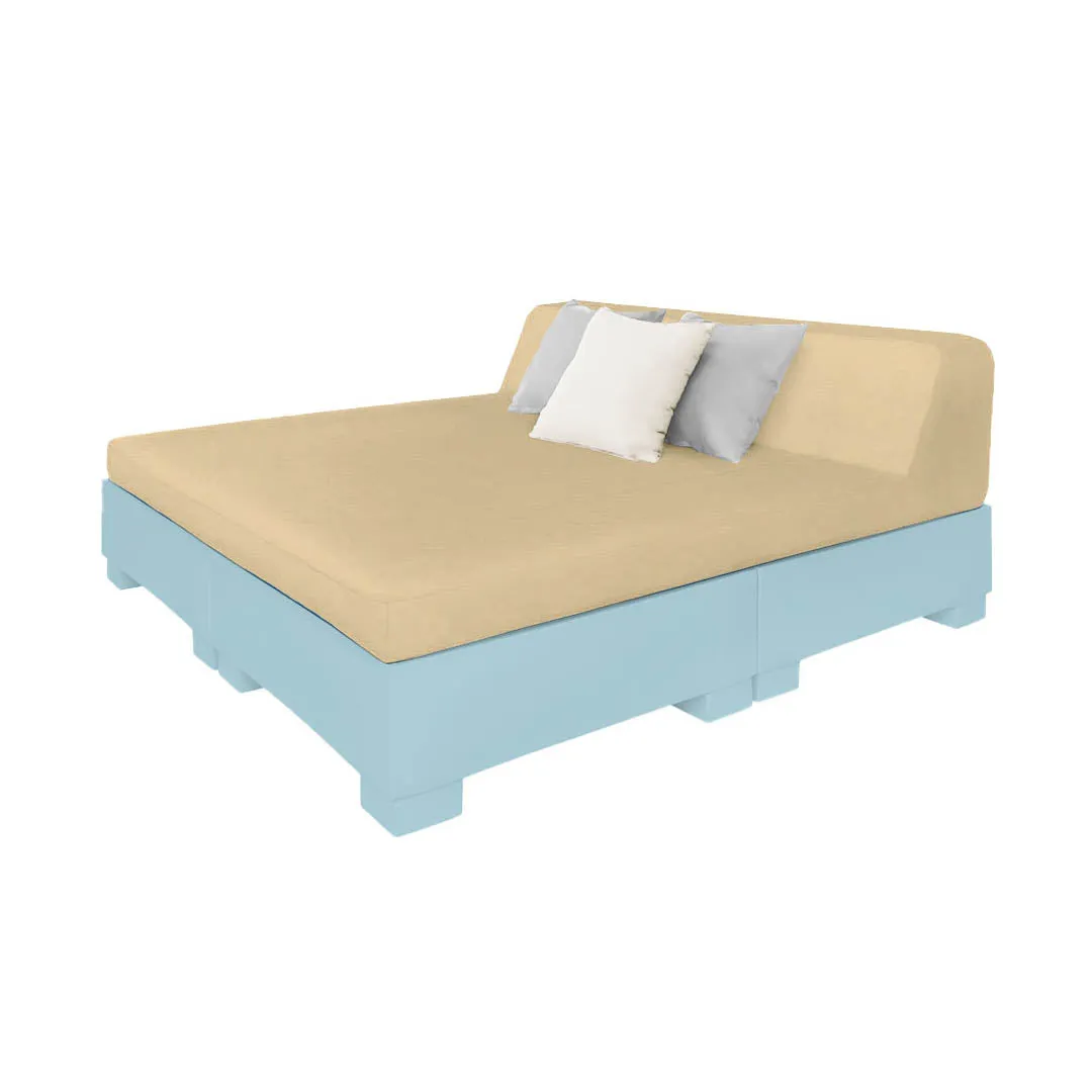 Affinity Square Sunbed with Backrest - Pool & Patio Daybed