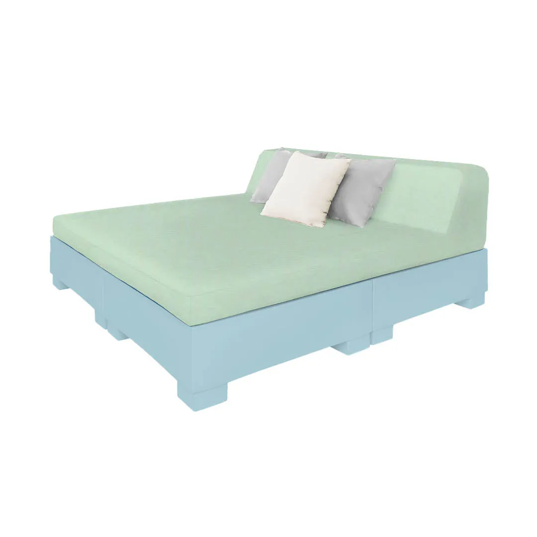 Affinity Square Sunbed with Backrest - Pool & Patio Daybed