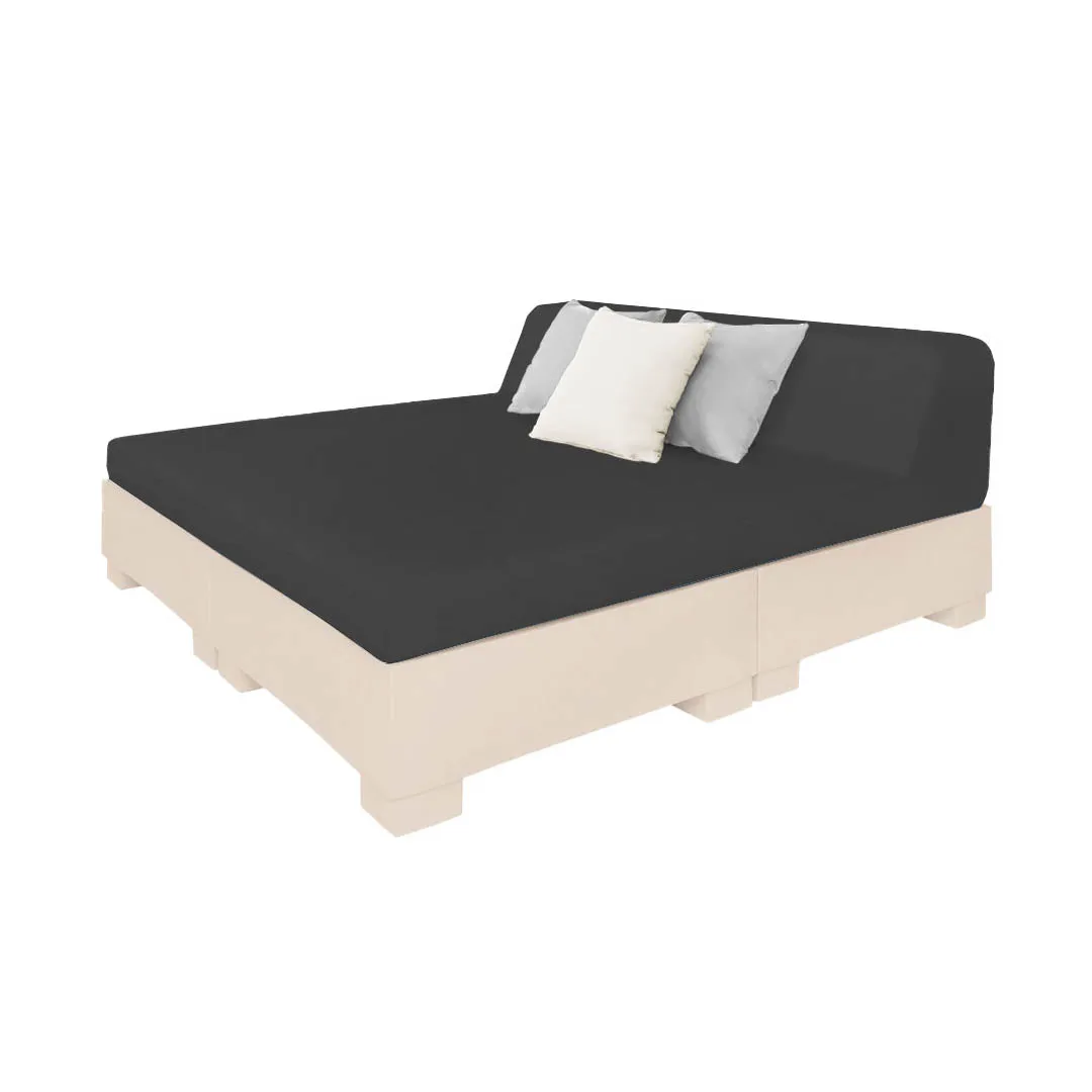 Affinity Square Sunbed with Backrest - Pool & Patio Daybed