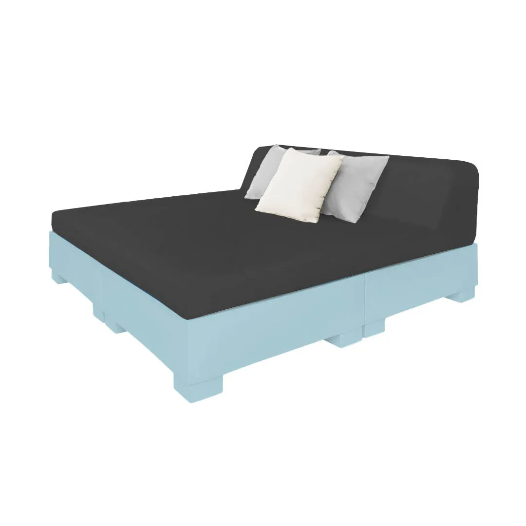 Affinity Square Sunbed with Backrest - Pool & Patio Daybed