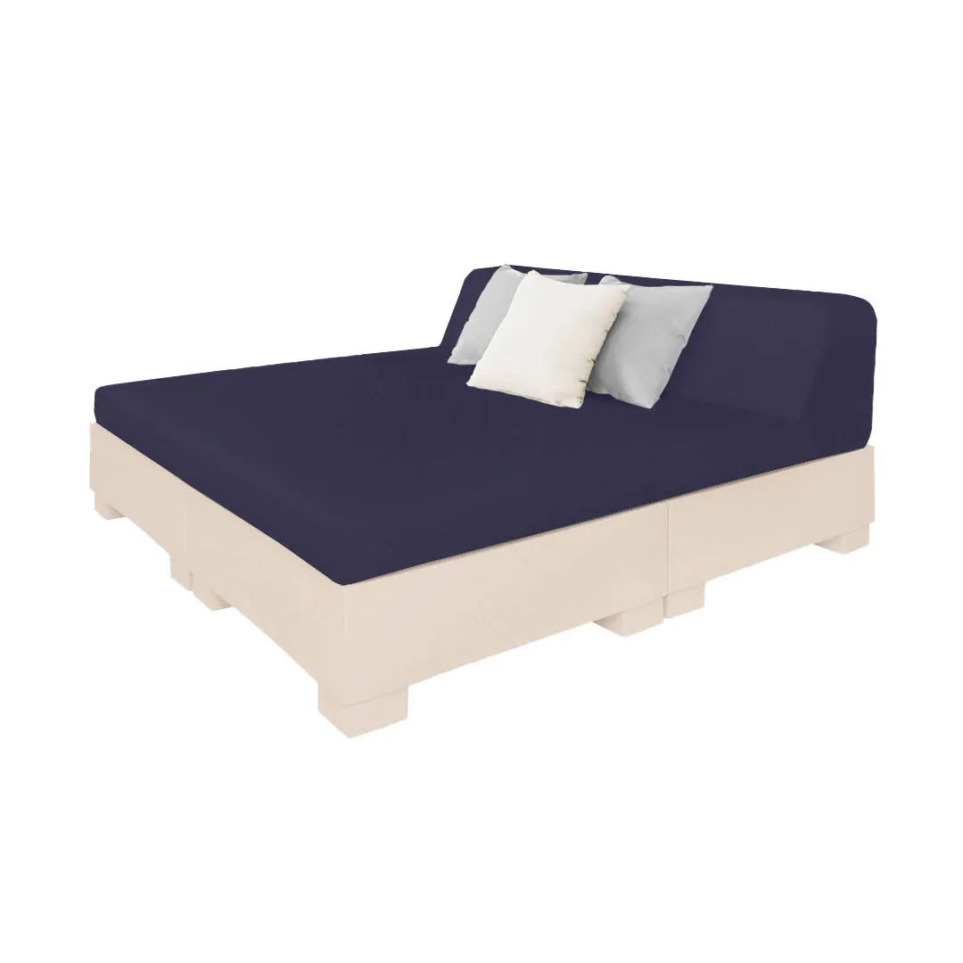 Affinity Square Sunbed with Backrest - Pool & Patio Daybed