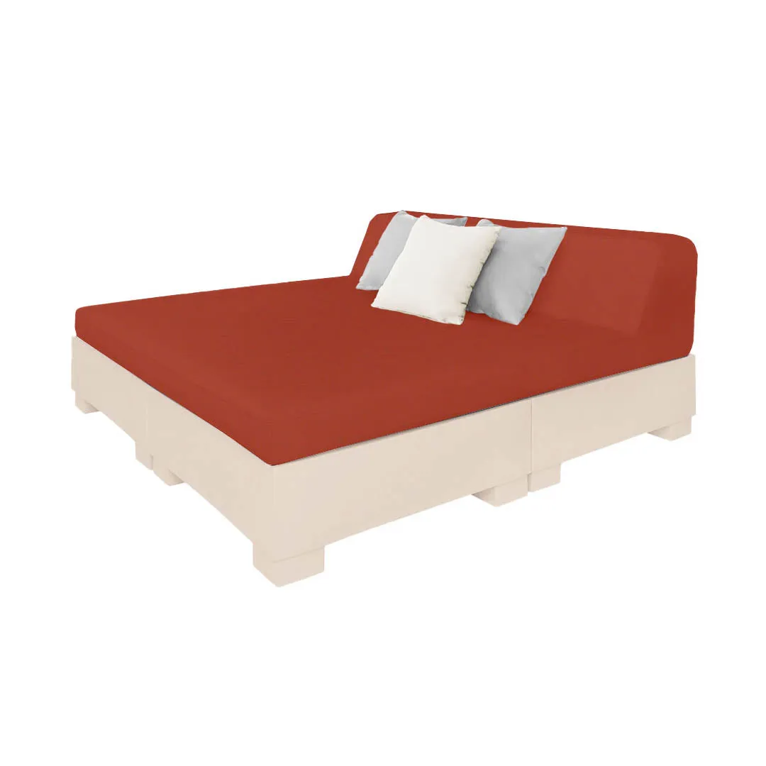 Affinity Square Sunbed with Backrest - Pool & Patio Daybed