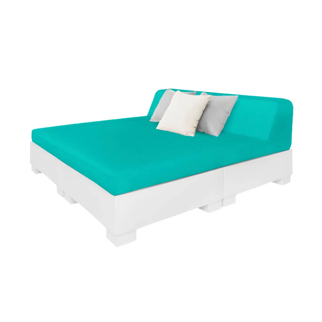 Affinity Square Sunbed with Backrest - Pool & Patio Daybed
