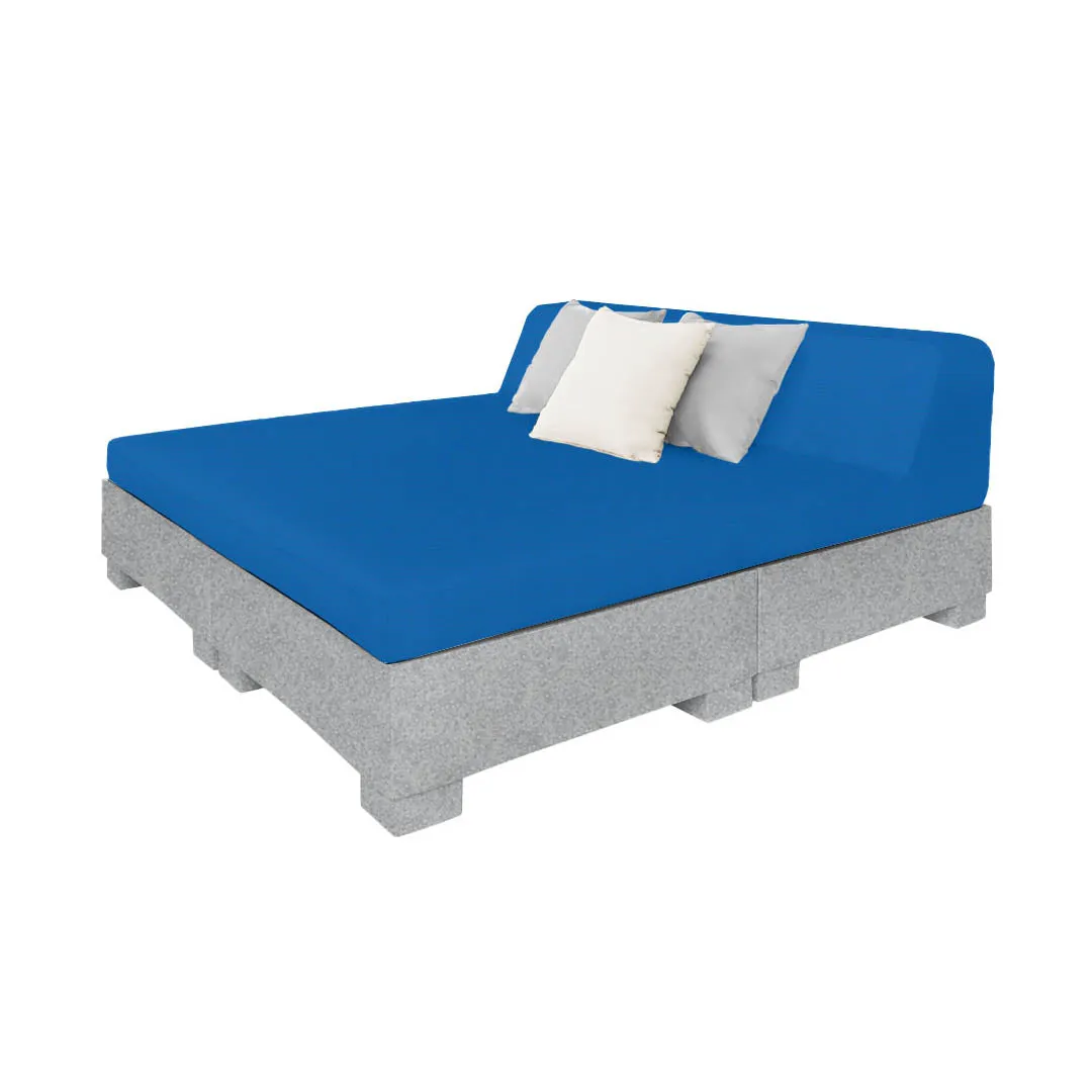 Affinity Square Sunbed with Backrest - Pool & Patio Daybed