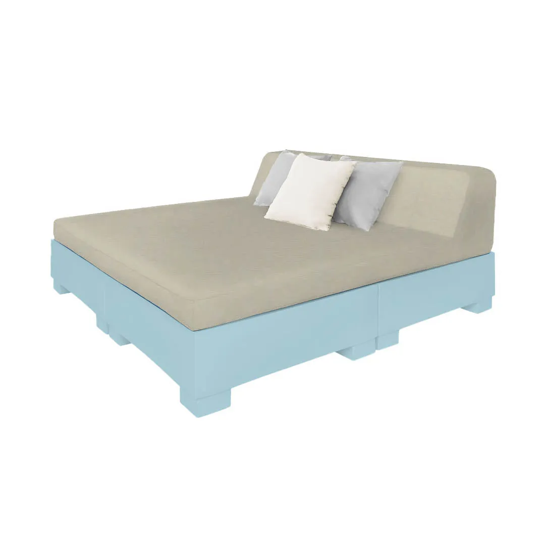 Affinity Square Sunbed with Backrest - Pool & Patio Daybed