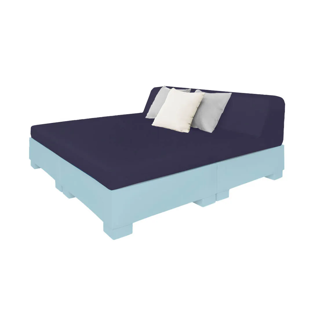 Affinity Square Sunbed with Backrest - Pool & Patio Daybed
