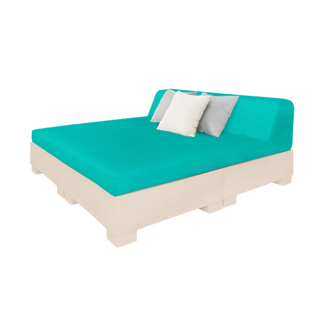 Affinity Square Sunbed with Backrest - Pool & Patio Daybed