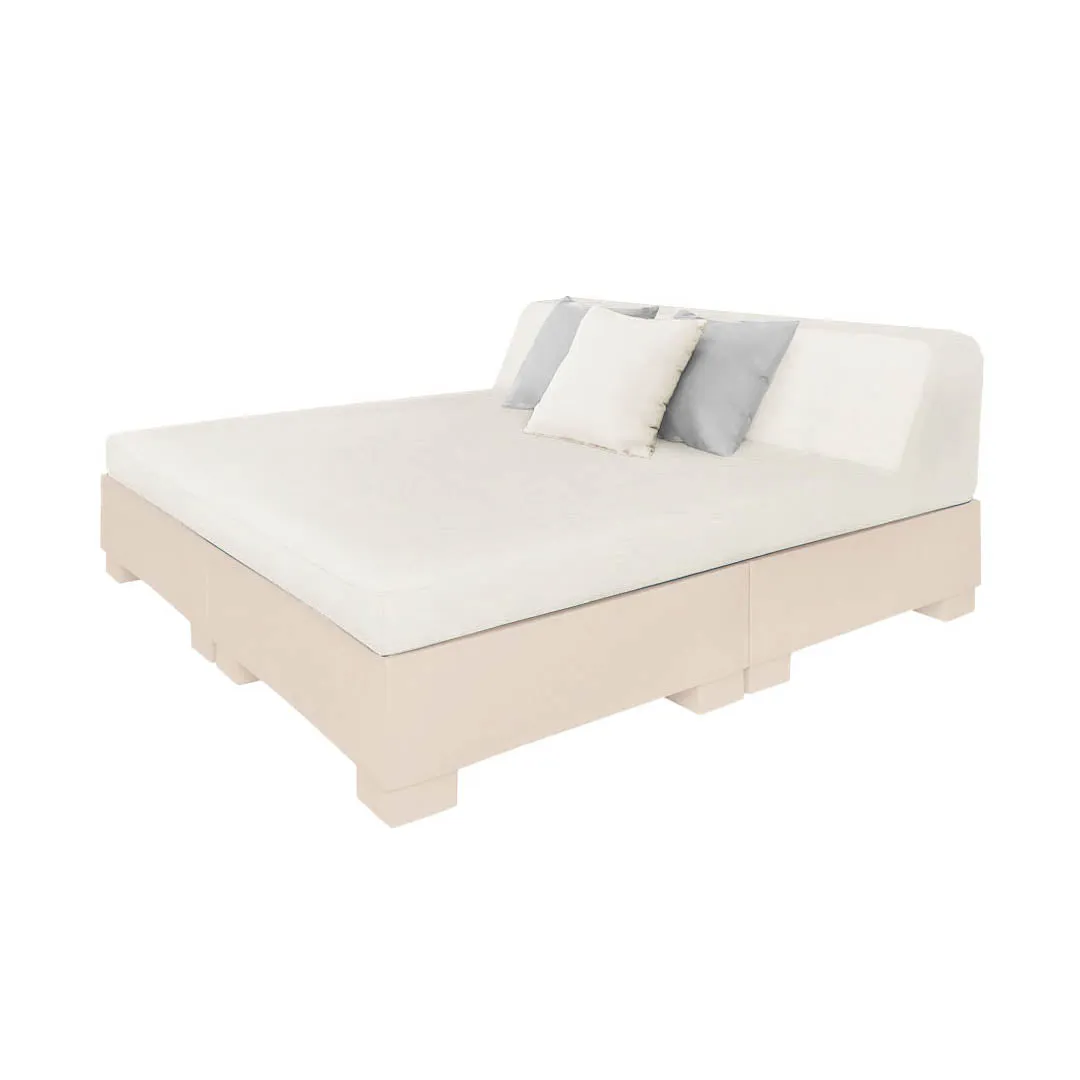 Affinity Square Sunbed with Backrest - Pool & Patio Daybed
