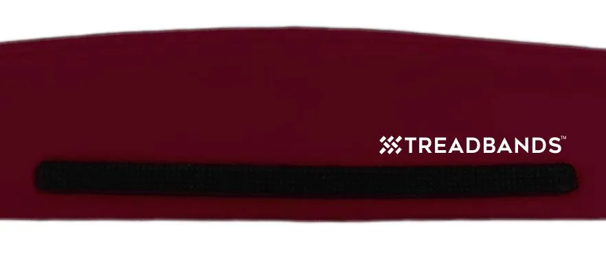 All-Season Contoured Headband - Solid Maroon