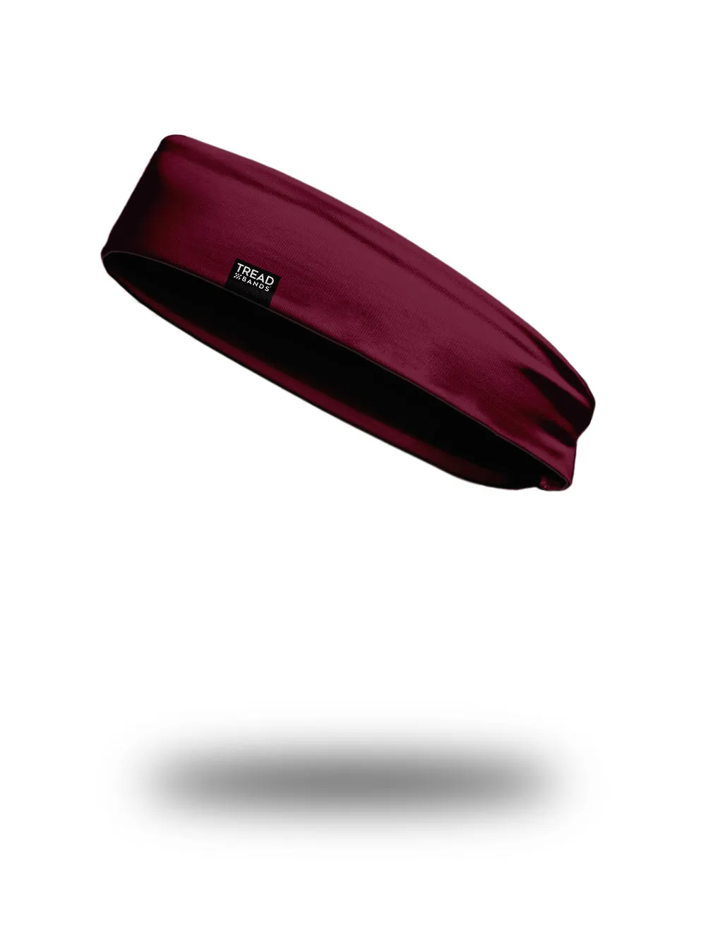 All-Season Contoured Headband - Solid Maroon