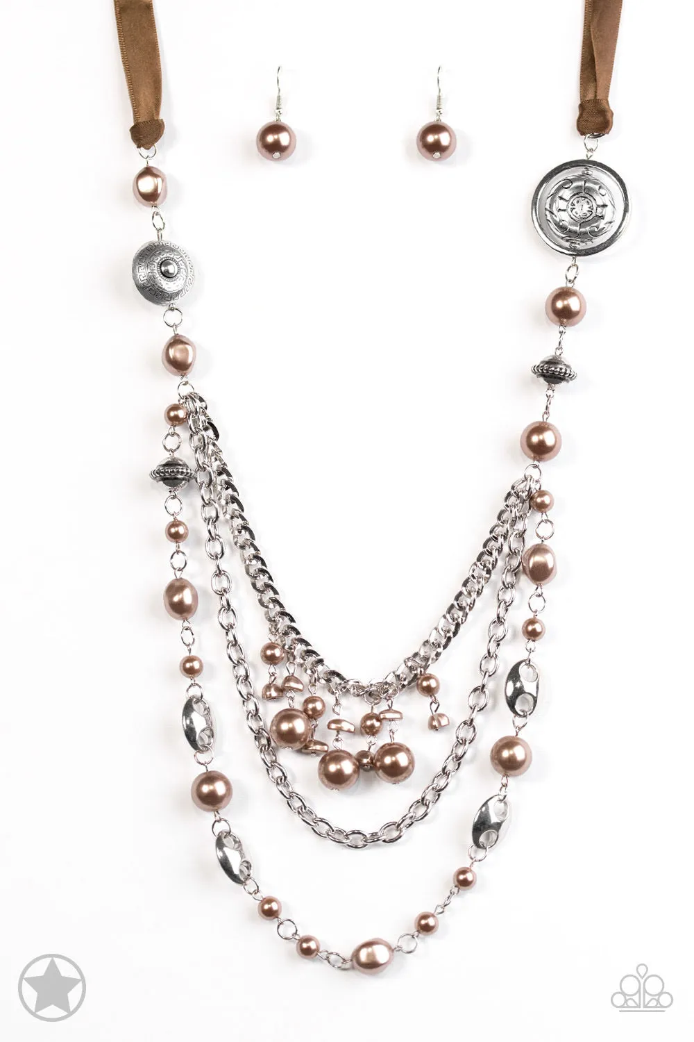 All The Trimmings Brown-Necklace