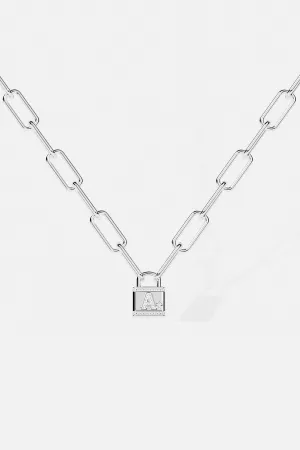Alphabet Lock Necklace