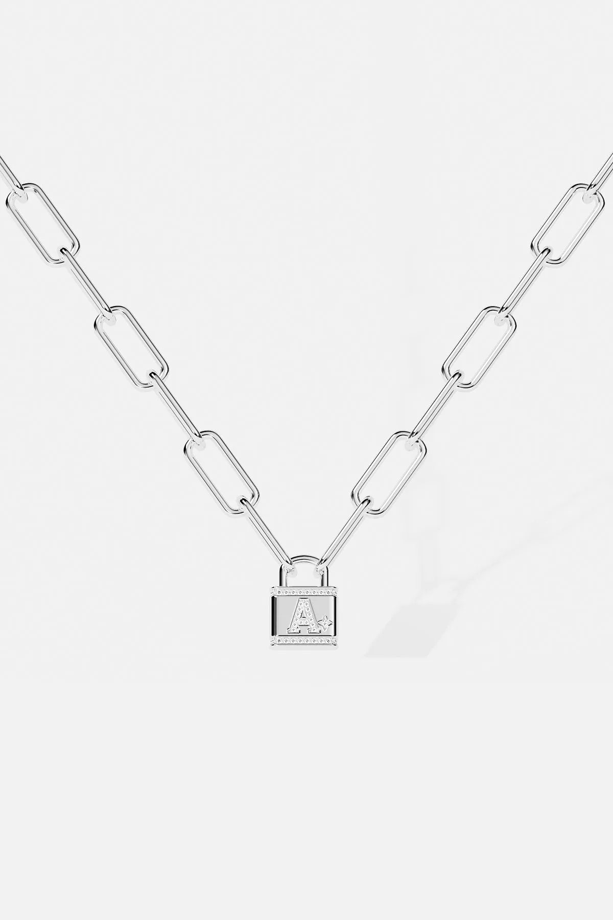 Alphabet Lock Necklace