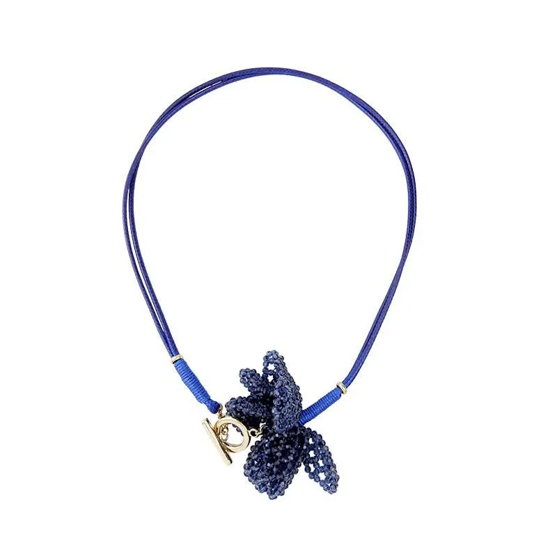 Alpine Plants Statement Handmade Pendant Necklace