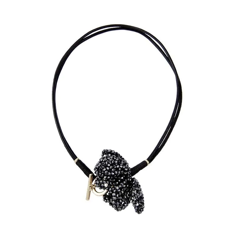Alpine Plants Statement Handmade Pendant Necklace