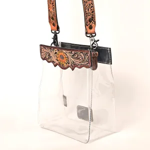 American Darling ADBG1200 Hand Tooled Genuine Leather Women Bag Western Handbag Purse