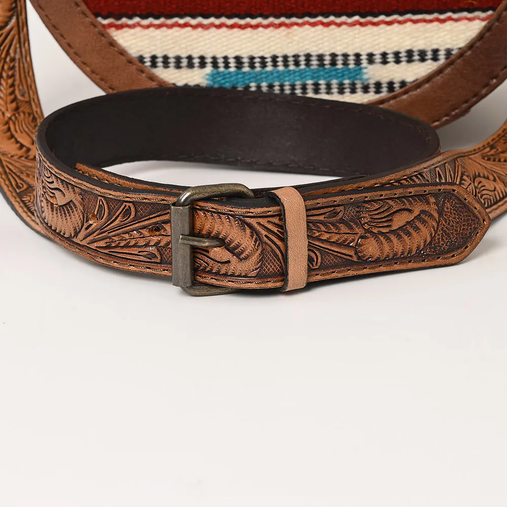 American Darling ADBG1391B Cross Body Hand Tooled Genuine Leather Women Bag Western Handbag Purse