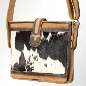 American Darling ADBGI131B Cross Body Hair On Genuine Leather Women Bag Western Handbag Purse