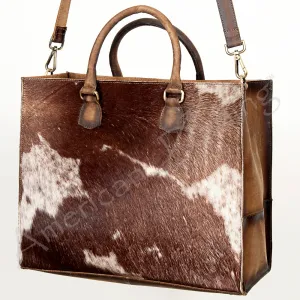 American Darling ADBGI135B Tote Hair On Genuine Leather Women Bag Western Handbag Purse