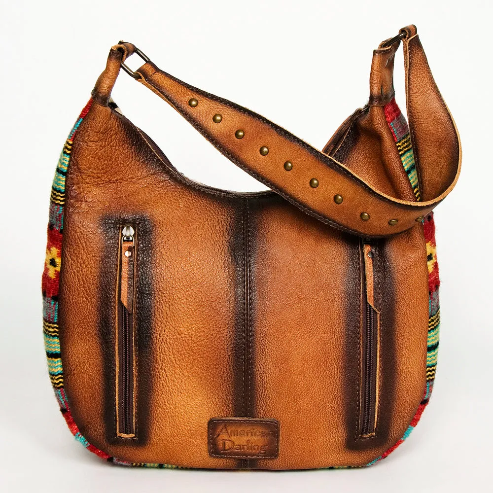 American Darling Hobo Saddle Blanket Genuine Leather women bag western handbag purse
