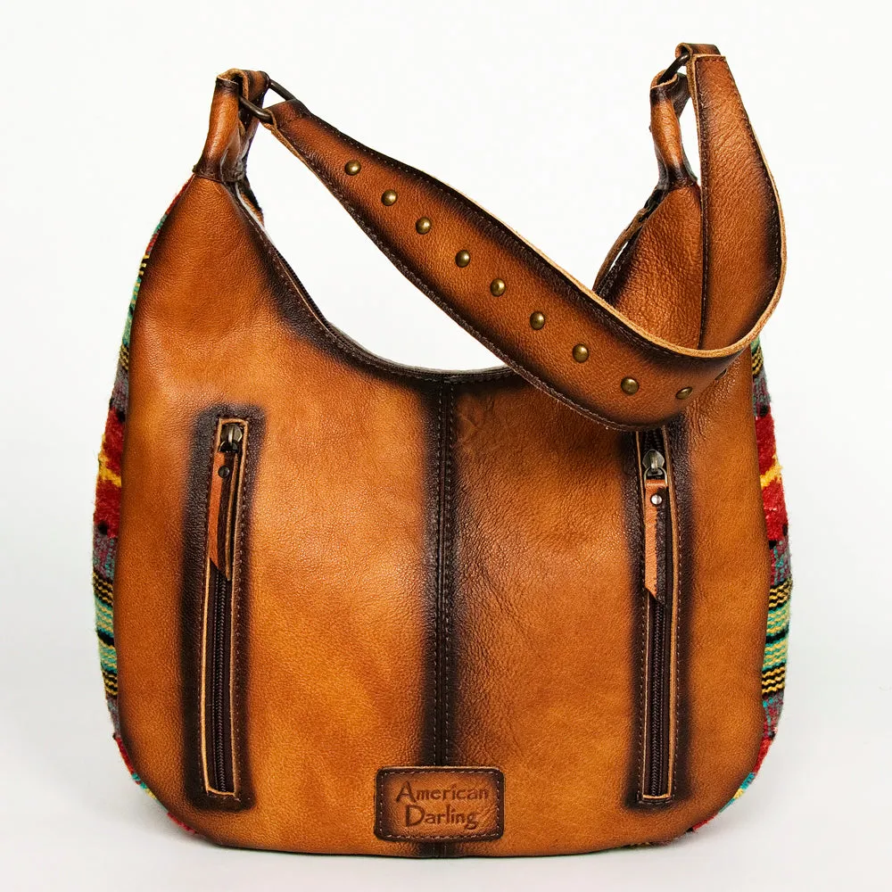 American Darling Hobo Saddle Blanket Genuine Leather women bag western handbag purse