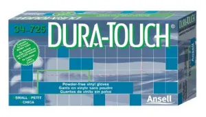 Ansell Dura-Touch Powder-Free Vinyl Gloves - Case Size Large