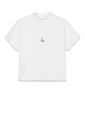 Anya Snoopy skateboard T-shirt - White