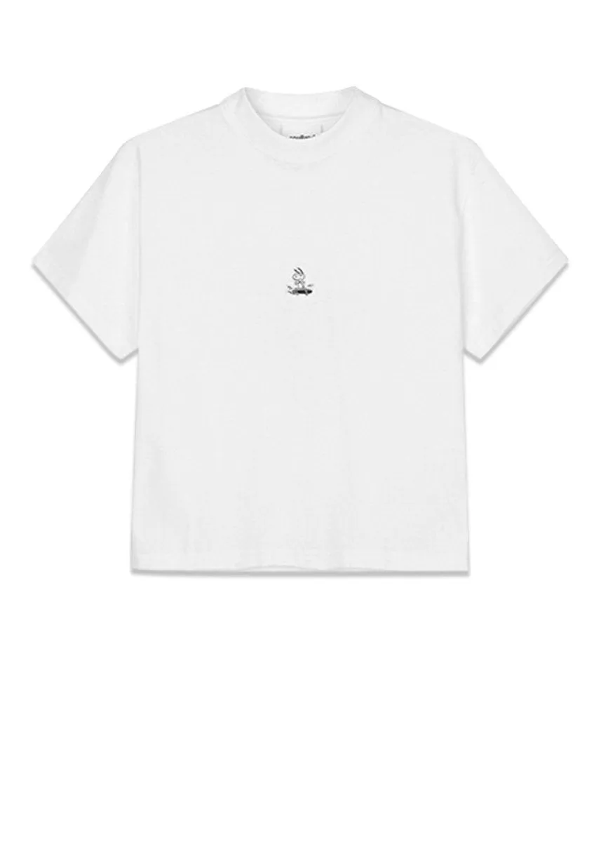 Anya Snoopy skateboard T-shirt - White