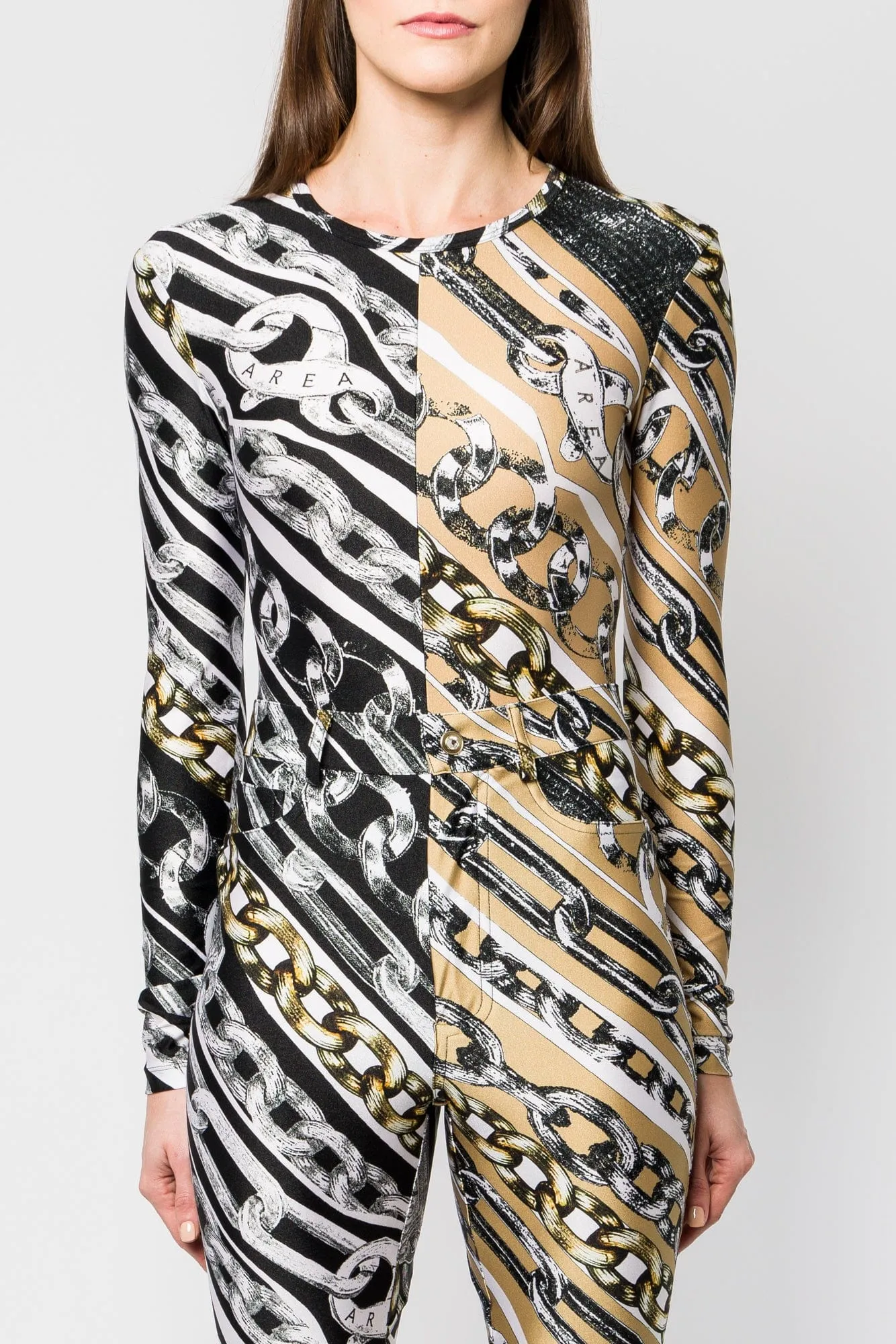 Area Chain Printed Bodysuit