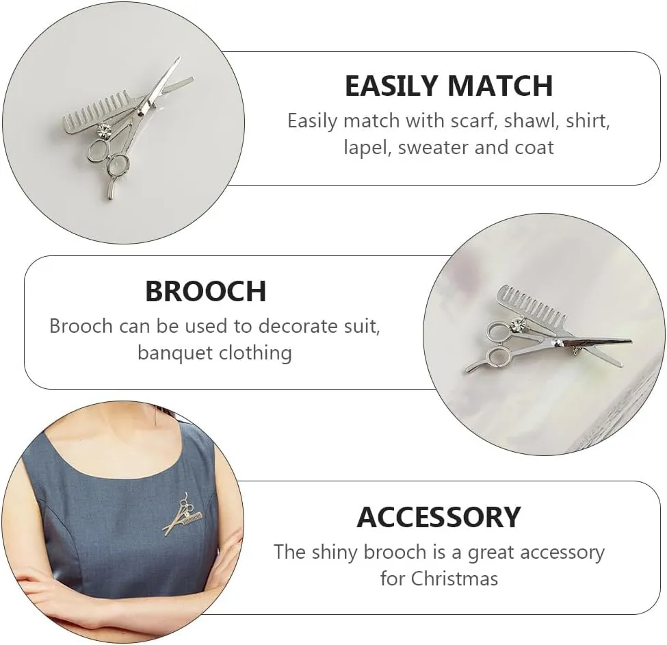 Artibetter 30 pcs Brooch Barber Lapel pin Lapel Badge Jewelry Present for Men Mens Presents Men Accessories Jewelry Realtor for Men for Men Father Imitation Rhinestone Dress Hair