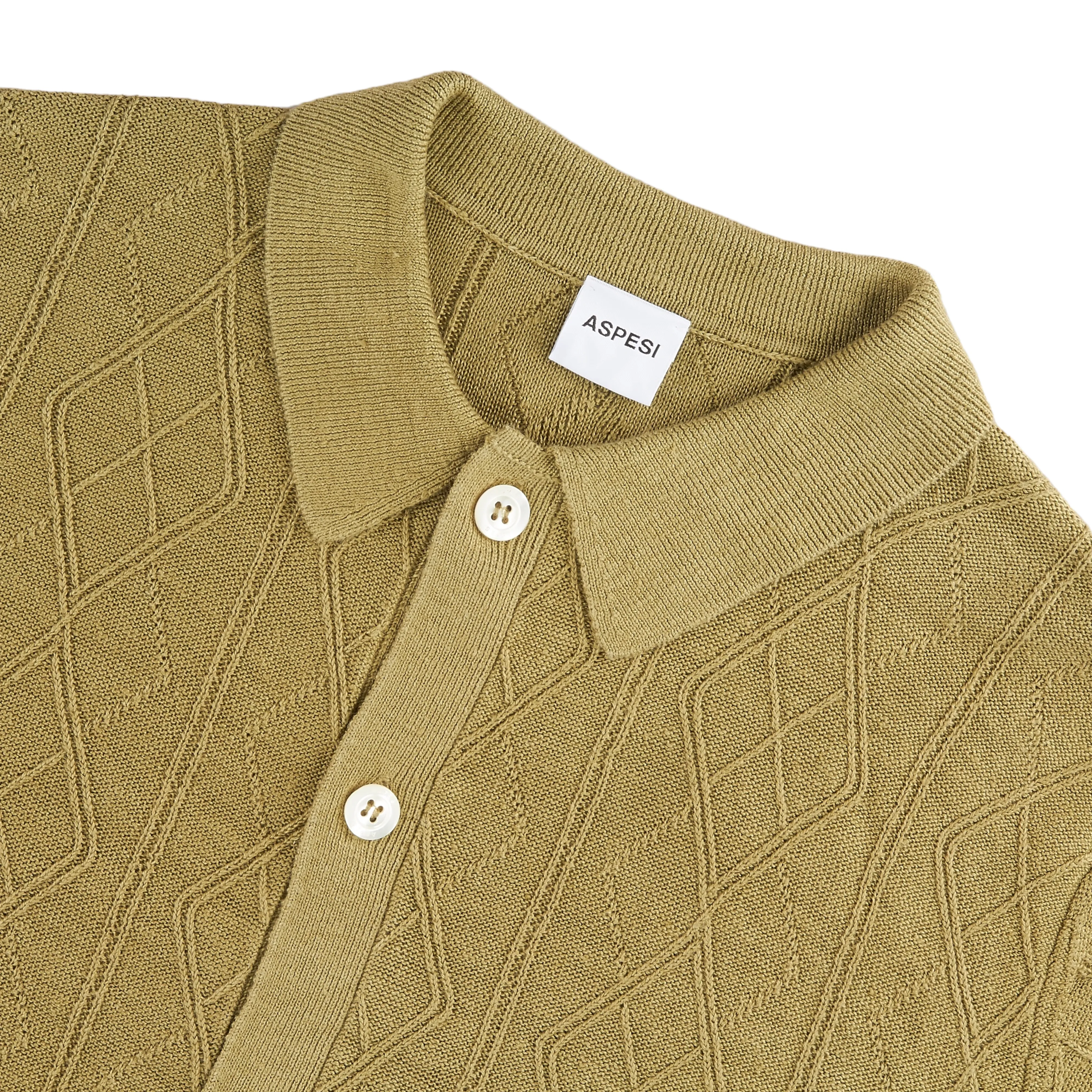 Aspesi Camicia Maglia Polo I Grøn