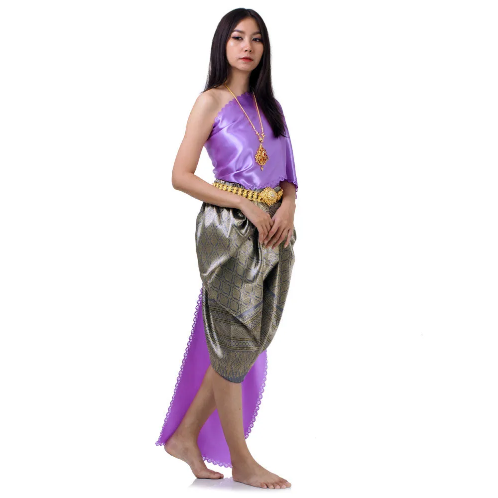 Authentic Chut Thai Women’s Costume Heritage Splendor