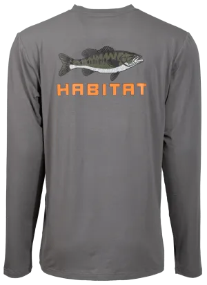 Bass Long Sleeve T-shirt - Grey