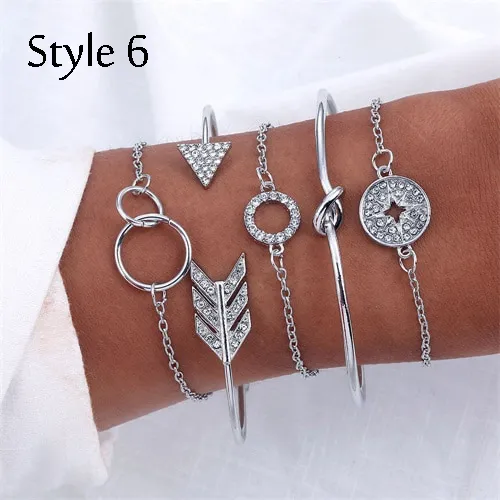 Bohemian Heart Bracelet Set  Trend
