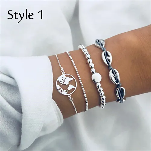 Bohemian Heart Bracelet Set  Trend