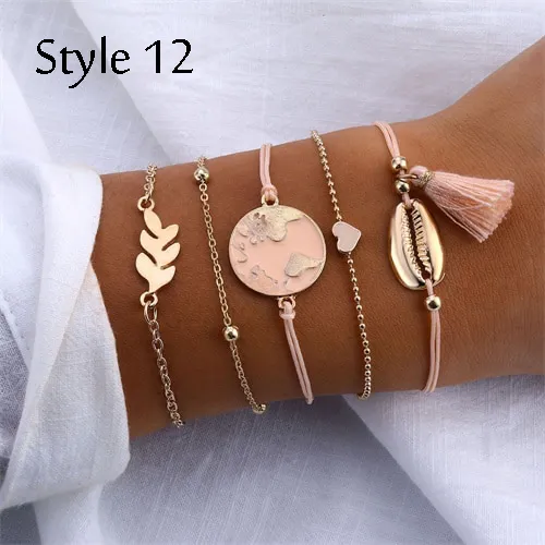 Bohemian Heart Bracelet Set  Trend